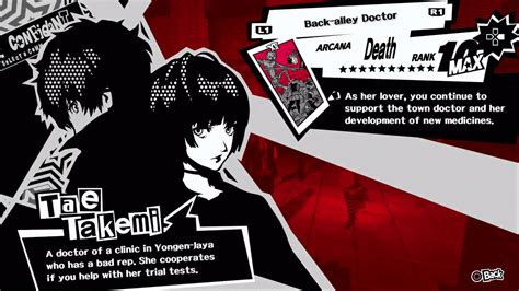 persona 5 royal takemi confidant.